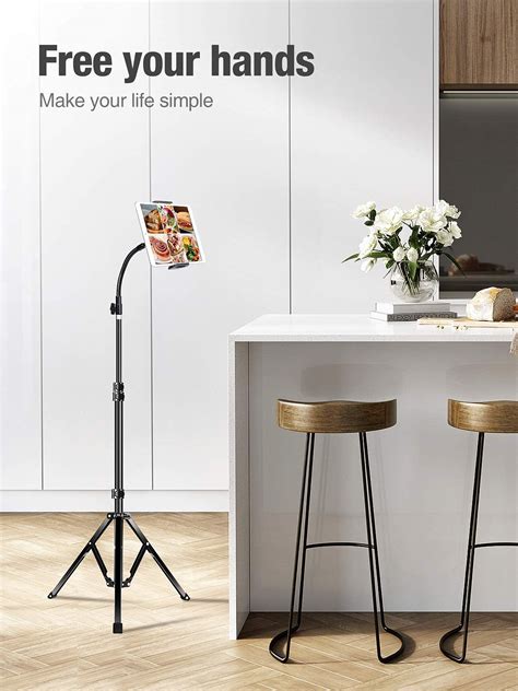 ipad stand adjustable|elitehood iPad Tripod Stand, Aluminum Alloy iPad Stand, 360 .